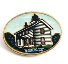 Yaquina Bay Newport Oregon State Park Historic Lighthouse Lapel Pin Souvenir - £9.74 GBP