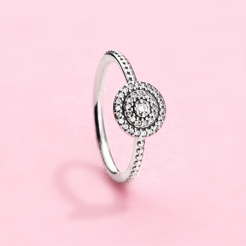 2016 Spring Release  925 Sterling Silver Radiant Elegance Ring Elegant Sparkle