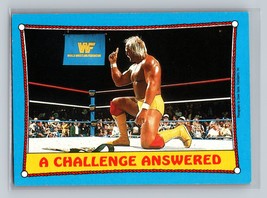 A Challenge Answered #36 1987 Topps WWF Hulk Hogan Hulkamania - £1.59 GBP