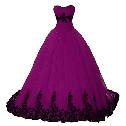 purple gothic prom dresses Purple Gothic Lolita Ball Gown