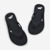 Nike On Deck Thong Flip-Flops Men&#39;s Slides Casual Slipper Black NWT CU39... - $50.31