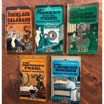 5 Robert Van Gulik Novels - Murder! Mystery! All Complete Paperbacks! See Scans - £22.92 GBP