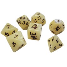 Steve Jackson Games Polyhedral Dice Set (7): Munchkin - Tan/Brown - £14.28 GBP