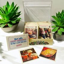 Vtg Kitschy 1973 McCalls Great American Recipe Card Collection with Box MCM - $24.87