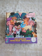 Ceaco Paws Gone Wild 550 Piece Dog Theme Jigsaw Puzzle With Poster Complete - $14.24