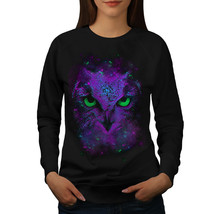 Wellcoda Amazing Wild Owl Fun Womens Sweatshirt, Giant Casual Pullover Jumper - £23.18 GBP+
