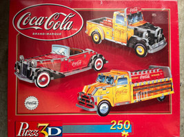 Puzz 3D Coca Cola Vehicles 3 Puzzles In 1 Box. SEALED - $23.36
