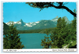 St Mary Lake Glacier National Park MT Postcard - $110.90 MXN