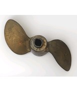 Vintage Michigan AJ100 Bronze Outboard Motor Propeller 10&quot; Nautical Decor  - $27.68 CAD