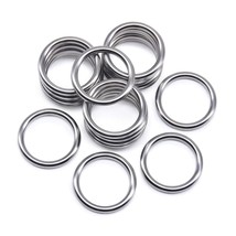 20Pcs O Ring Buckle Electroplated Zinc Alloy O-Rings Bronze Tone For Har... - £11.00 GBP