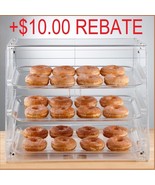 BAKERY PASTRY SELF SERVE DISPLAY CASE 3 TRAYS DELI CONVENIENCE STORE CAN... - $3,364.46 MXN