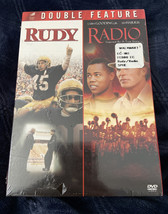 Rudy / Radio Double Feature Dvd Rare 2 Movie Bundle With Slipcover, New / Sealed - £8.75 GBP