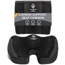 Platinum-Level Comfortable Ergonomic Memory Foam Lumbar &amp; Seat Cushion B... - $57.41