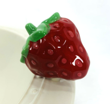 Nora Fleming Mini Strawberry Juicy Fruit Red Spring or Summer Charm A142 - £17.93 GBP