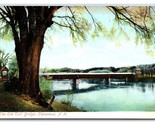 Vecchio Toll Ponte Claremont Nuovo Hampshire Nh Unp Non Usato DB Cartoli... - $4.06