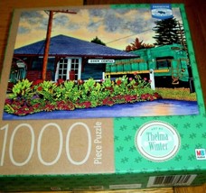 Jigsaw Puzzle 1000 Pieces Eden NY Train Station Buffalo Southern Engine Complete - £10.16 GBP