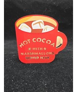 Hot Cocoa Light Up Wood Sign for Wall Or Shelf Christmas Decor Holiday W... - €16,11 EUR