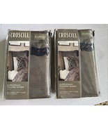 Set Of 2 Croscill Ryland Blue 100% Polyester European Pillow Shams ~New~ - $1,102.33 MXN