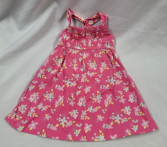 NWT Gymboree Pink Floral Summer Dress Baby Girl 6-12 NEW - £15.49 GBP