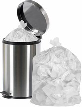 1000 ct 10 Gallon Clear Kitchen Bathroom Trash Bag Garbage Can Liners Bags 24x24 - £68.93 GBP