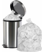 1000 ct 10 Gallon Clear Kitchen Bathroom Trash Bag Garbage Can Liners Ba... - £67.33 GBP
