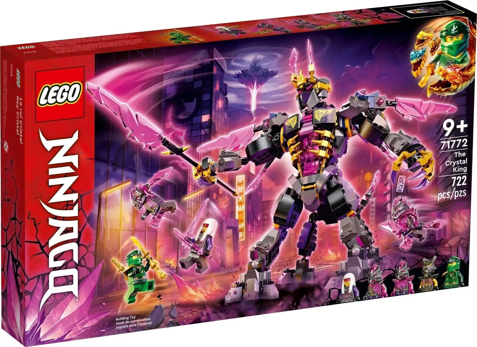 Lego Ninjago The Crystal King (71772) 722 Pcs NEW (See Details) Free Shipping - £85.43 GBP