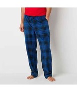 St. John&#39;s Bay Men&#39;s Microfleece Pajama Lounge Sleep Pants MEDIUM Blue P... - $29.19 CAD