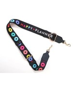 HAPPY PLANNER Disc Purse Strap Black Rainbow Colorful Hearts Buckle OPPA... - £17.60 GBP