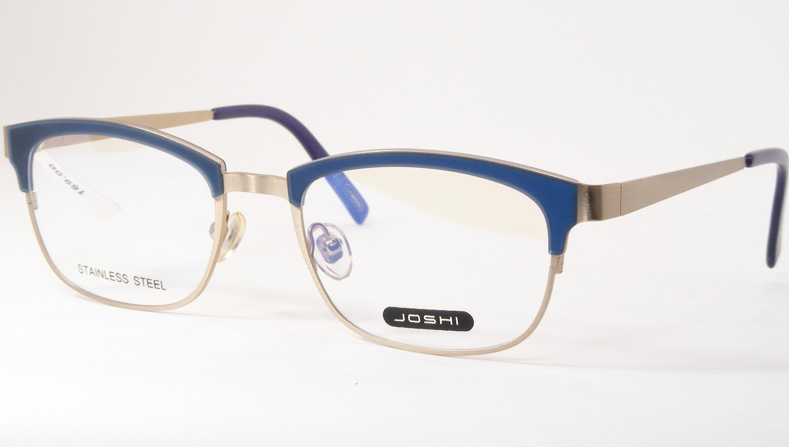 Joshi Eyewear 163 20 Blu / Oro Pallido Unico Raro Occhiali 52-19-140mm G... - $117.49