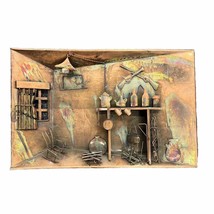 Copper 3D Metal Ware Frontier Home Folk Hanging Wall Art Decor - £46.00 GBP