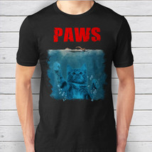 Paws Kitten Meow Parody Funny Tshirt Cat Lover Gifts - £15.77 GBP