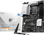 MSI PRO B760-VC WiFi IV ProSeries Motherboard (Support 14th/13th/12th Ge... - £208.36 GBP