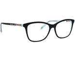 Tiffany &amp; Co. Eyeglasses TF 2116-B 8193 Black/Blue Butterfly Italy 53[]1... - $149.99