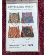 Best Dressed Purses Color Me Patterns by Shirley Stevenson - £7.98 GBP