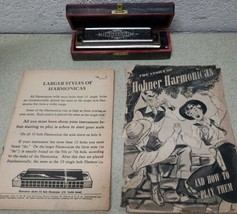 Vintage HOHNER Super Chromonica Chromatic Harmonica Key of C w/ Box and ... - $72.46