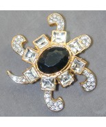 Valentino Haute Couture Rhinestone Jeweled Figural Turtle Pin ESTATE - $7,390.44 MXN