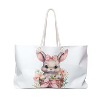 Personalised/Non-Personalised Weekender Bag, Easter Bunny, Rabbit, Large Weekend - £38.95 GBP