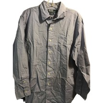 Polo Ralph Lauren Andrew Men&#39;s 16 32/33 Blue Long Sleeve Button Up Cotto... - $19.80