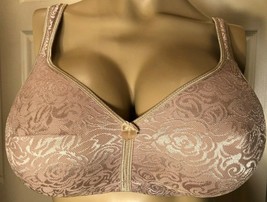 BREEZIES 42C Nude Beige 42 C Wire Free Seamless Unlined Bra - £6.65 GBP