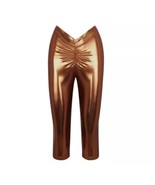 Skims Metallic Swim V Waist Pants In Penny Size Medium NWT - $752.60 MXN