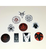 Baphomet / Satanic / Occult / Goth / Metaphysical Stickers - Set of 10 - I - €1,73 EUR