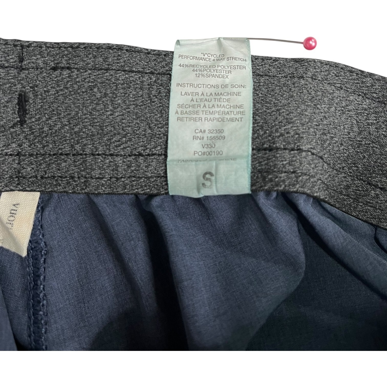 Vuori Banks Shorts Mens Small Gray Pull On Contrast Performance Outdoor Running Item image 14