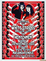 The White Stripes Poster The Hentchmen Mint Offset 2003 - $89.64