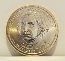 2007 P Mint Uncirculated George Washington $1 Golden Dollar Coin First Year Iss. - £3.11 GBP