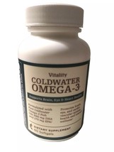 Melaleuca Vitality Coldwater Omega 3 Heart, Brain, Joints, Skin. 60 Soft... - $30.74