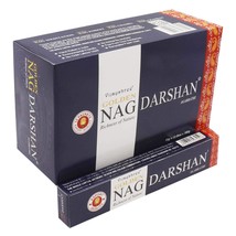 Vijayshree Golden Nag Darshan Masala Incense Stick Natural 180Gms 12 Boxes - £18.33 GBP