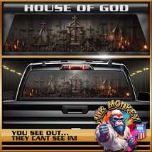 House Of God  -Truck Back Window Graphics - Customizable - £46.45 GBP+