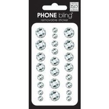 Me And My Big Ideas Phone Bling Removable Cell Phone Embellishment Clear... - £11.77 GBP