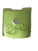 Battery Door Fits Motorola Razr V3 GSM Back Cover Lime Green Metallic OEM - £4.38 GBP