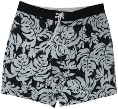 Nautica Men&#39;s Tropical Palm Print Board Shorts Swim Trunks  Green / Black - $19.99